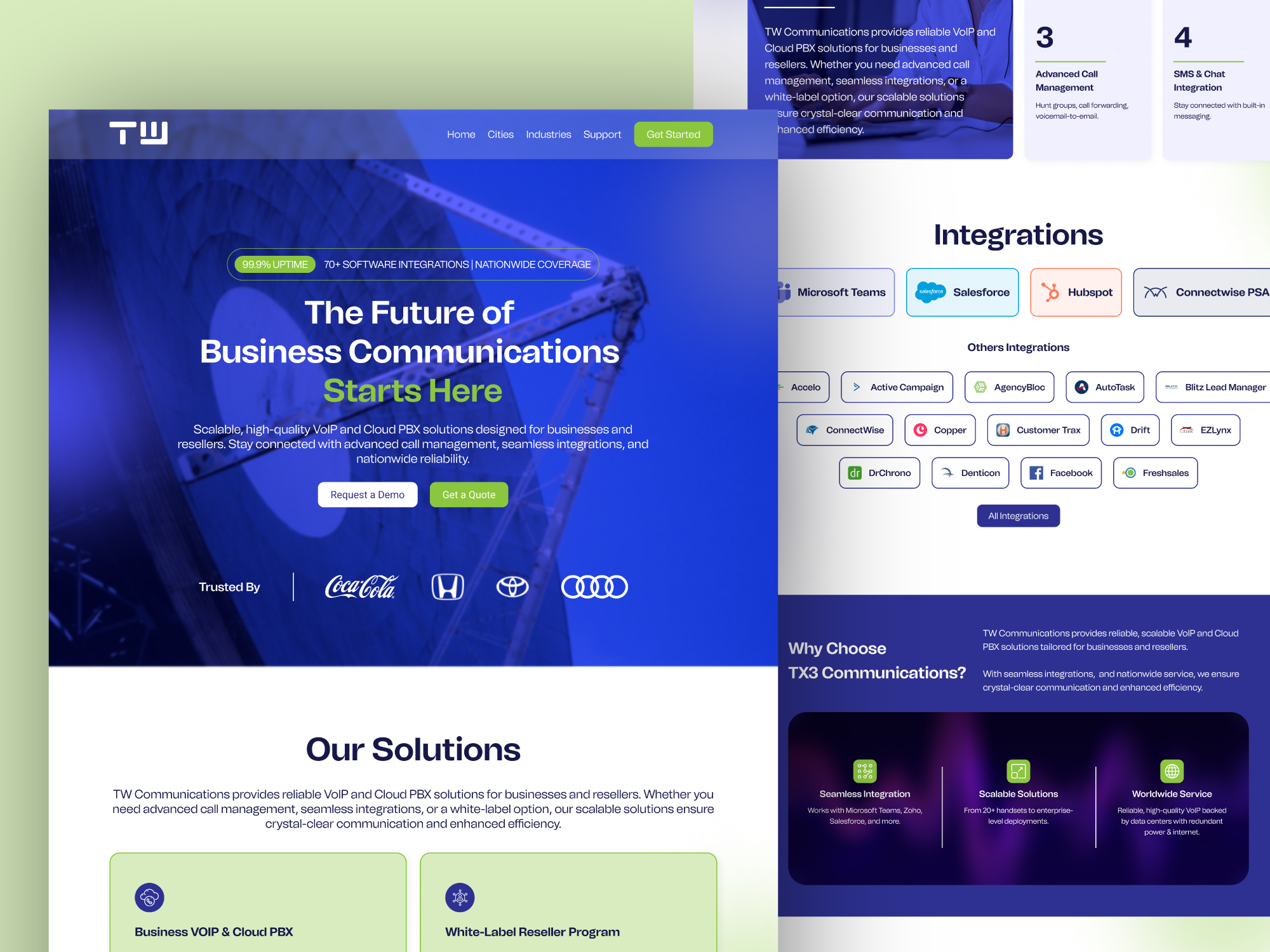 TW Communications - Web Platform & SaaS Experience